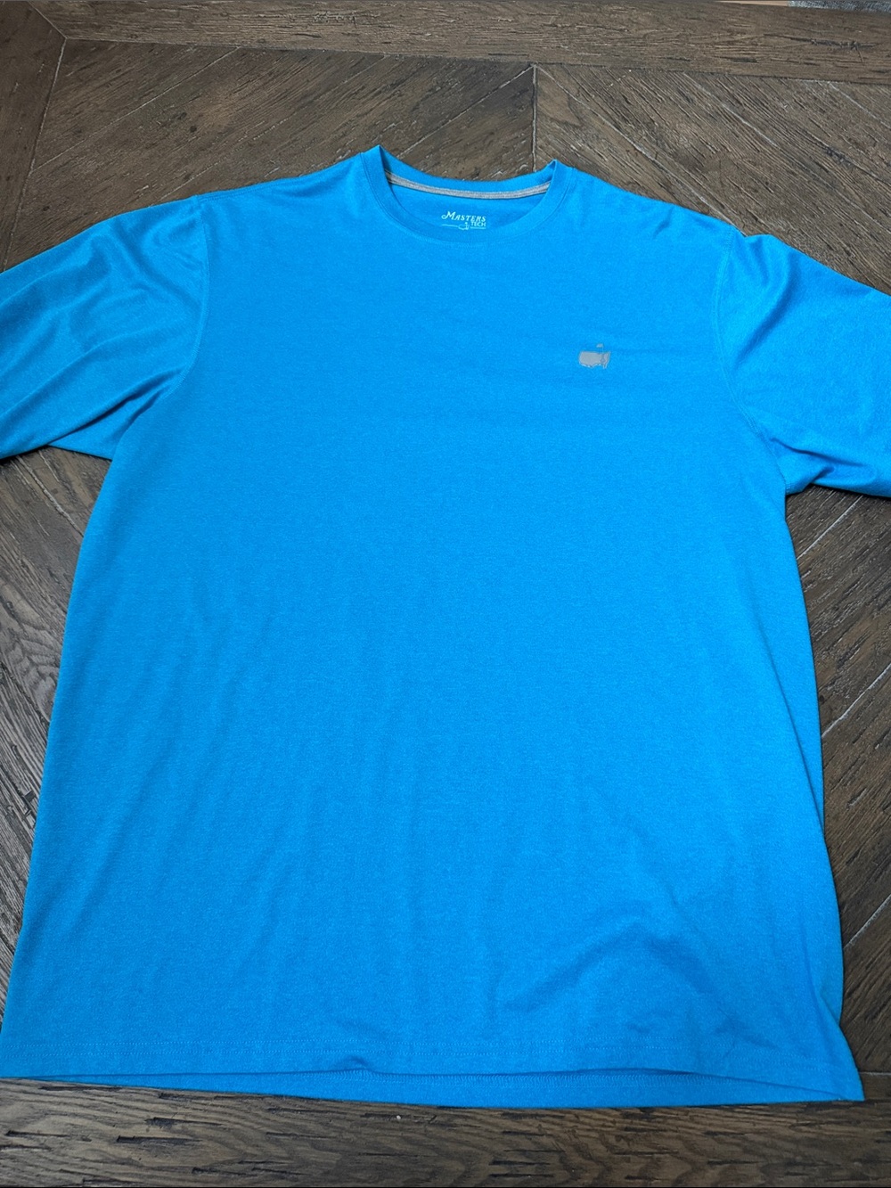 Masters Tech Men’s Performance Crew Neck Shirt - Blue - Large